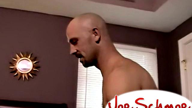 Straight Chris gets his cock sucked by another man