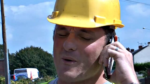 British Waitress Gina Takes Dick on Duty