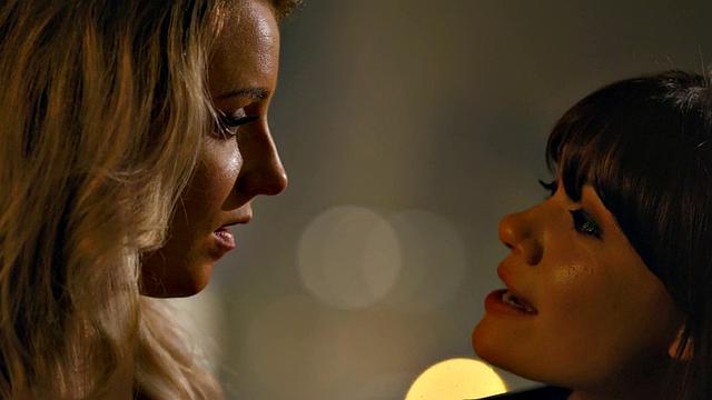 Hot bald chicks with a smile get kinky with ass licking and kissing