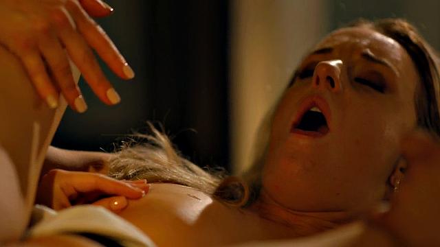 Hot bald chicks with a smile get kinky with ass licking and kissing