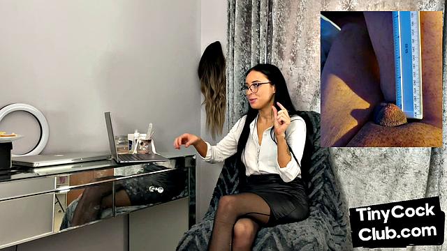 Mean brit amateur Rates Small Dicks and Mocks Them