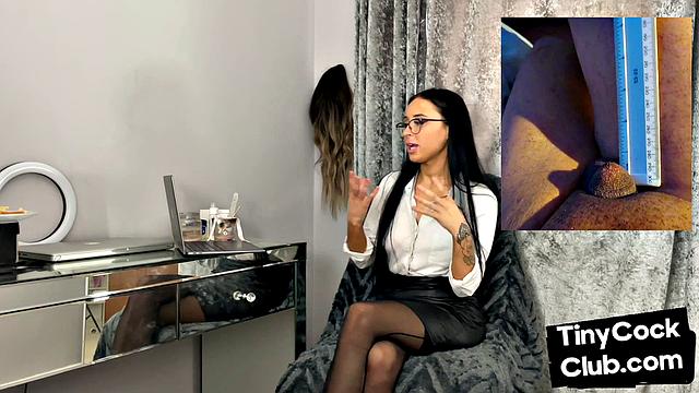 Mean brit amateur Rates Small Dicks and Mocks Them