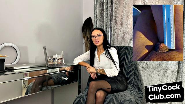 Mean brit amateur Rates Small Dicks and Mocks Them