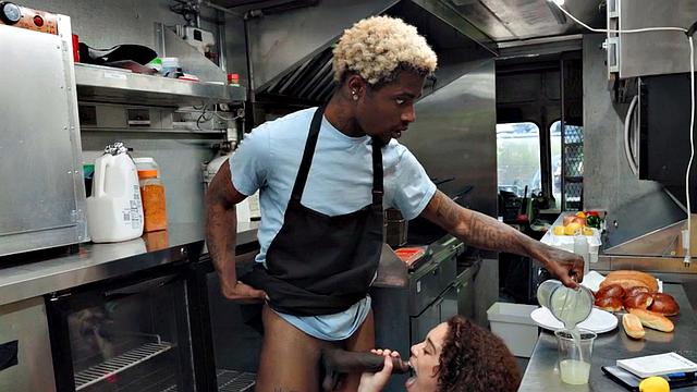 Big booty slut loves sucking black dick beofre hardcore fucking