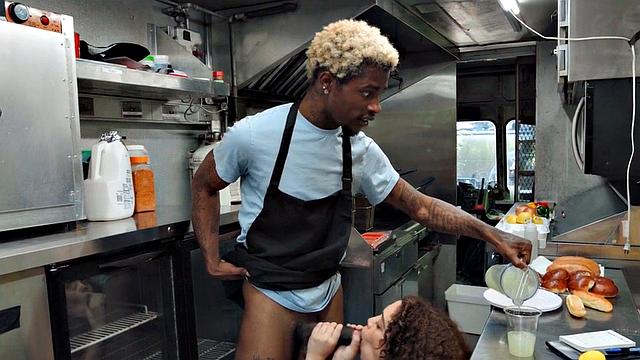 Big booty slut loves sucking black dick beofre hardcore fucking