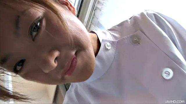 ミニスカナースの過激なオナニー