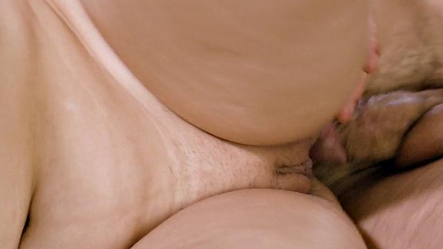 Curvy geeky cutie crammed