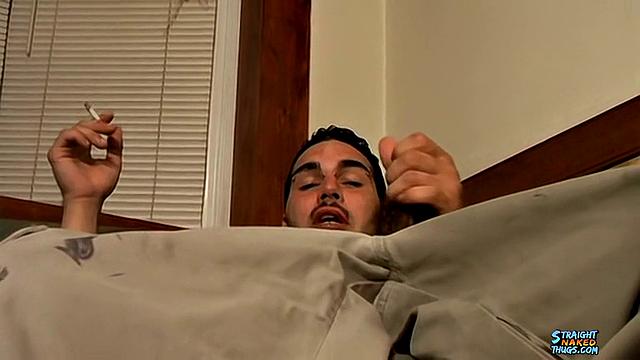 Dominant alpha talks dirty and gives a powerful gay cum session