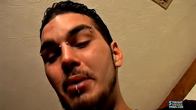 Dominant alpha talks dirty and gives a powerful gay cum session