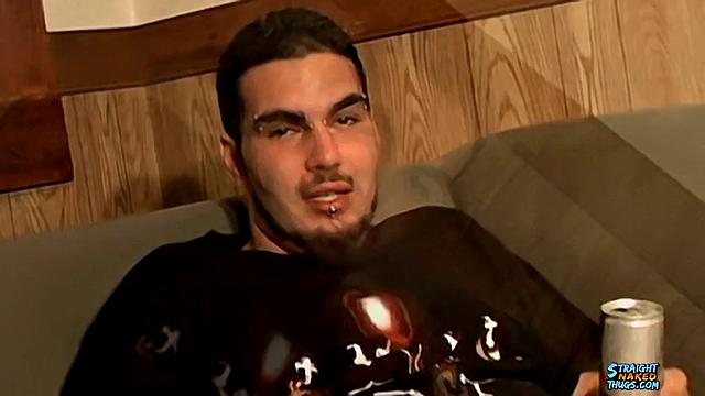 Dominant alpha talks dirty and gives a powerful gay cum session