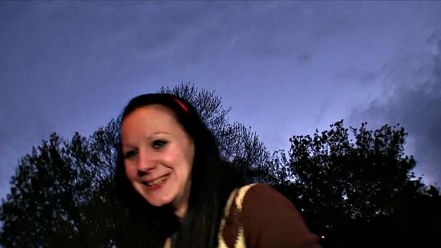 Hot Brunette Bounces Herself on Stranger's Cock in Public POV