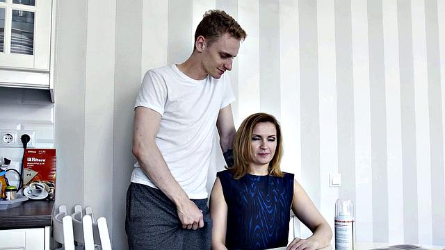 History tutor drilled hard by disciple near table