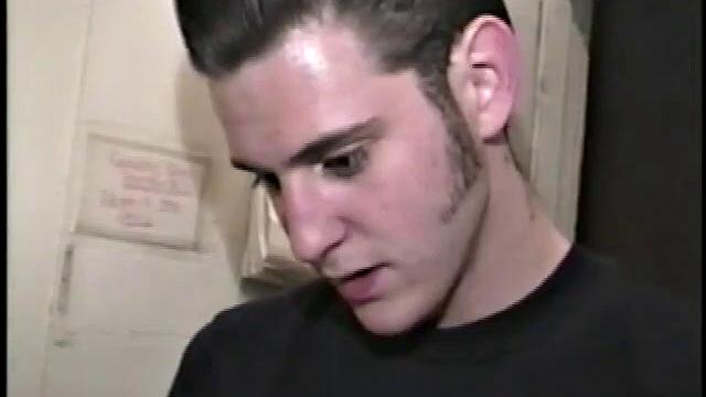 This scene effectively creates the illusion of what it would be like to sneak up on some dude beating off. Donatello spreads his porn magazine on the washer and gets down to business.