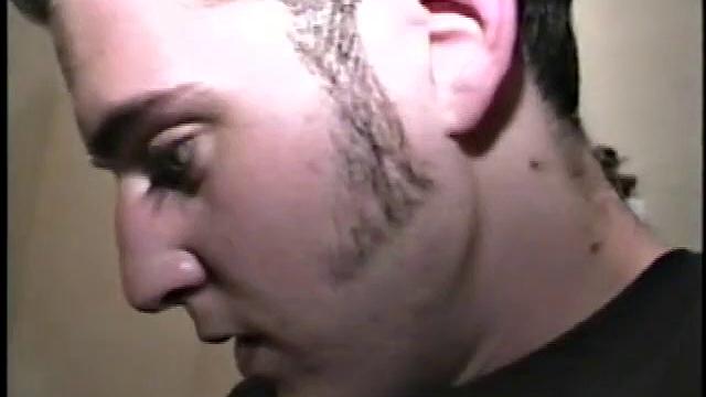 This scene effectively creates the illusion of what it would be like to sneak up on some dude beating off. Donatello spreads his porn magazine on the washer and gets down to business.