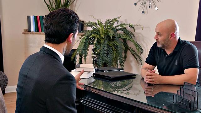 Kinky American Lawyer Gets Pounded in the Kitchen, Fucking & Fingered in Office