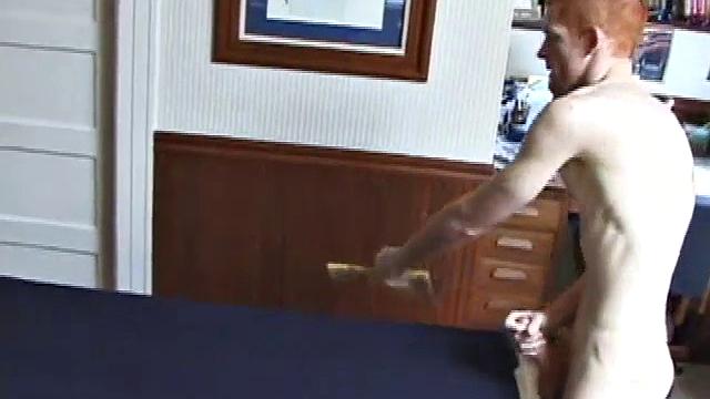 Redhead Tristian Jerks Off