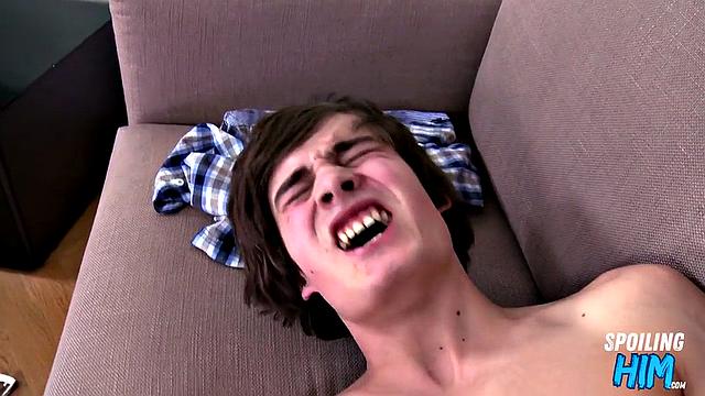 Handsome stud enjoys sucking cock