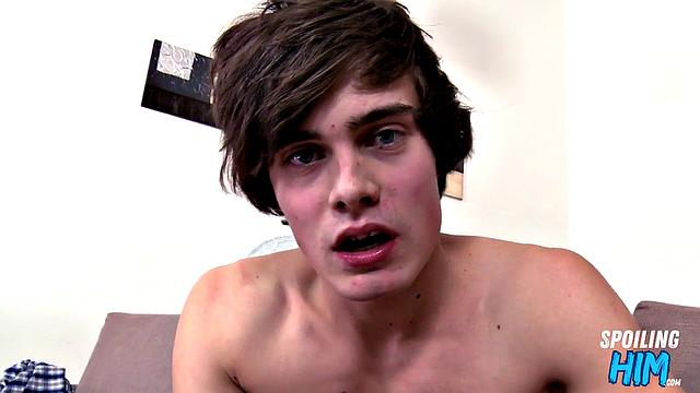 Handsome stud enjoys sucking cock