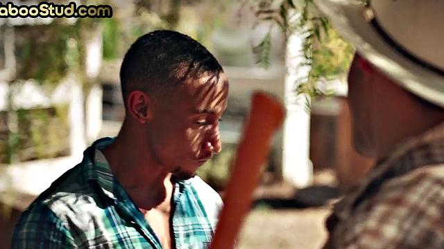 White bizarre stud fucks stepbrother until cumshot