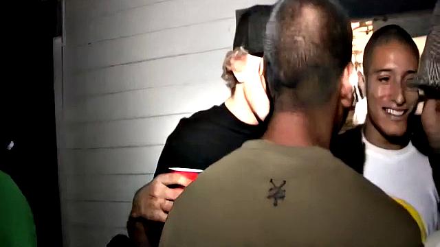 Horny blonde college teen with big tits