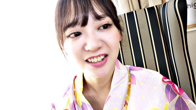 Cutest Japanese Miss Aki Igarashi comes to play today