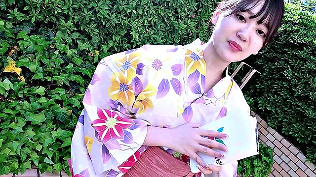 Cutest Japanese Miss Aki Igarashi comes to play today