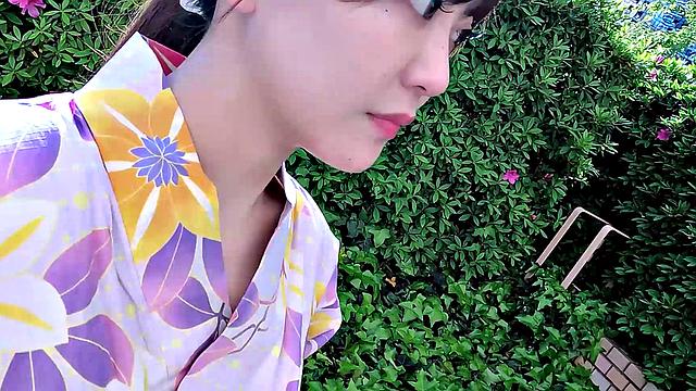 Cutest Japanese Miss Aki Igarashi comes to play today