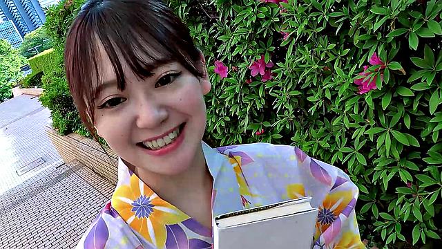 Cutest Japanese Miss Aki Igarashi comes to play today