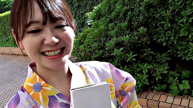 Cutest Japanese Miss Aki Igarashi comes to play today