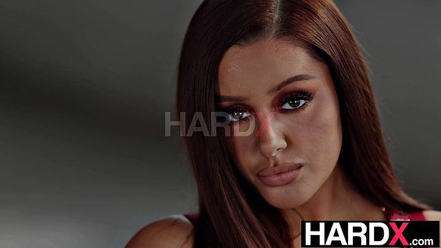 HardX - Lingerie Clad Babe Squirts & Swallows