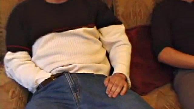 In this scene, Brock LaBelli hooks up with Jason Foxx. Their clothes quickly strip off, as the boys watch a porn video. Once Brock gets an eye full of Jason's dick, he can't wait to get his mouth around it.