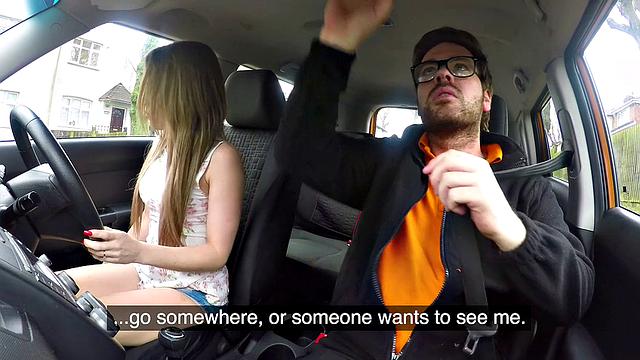 Sticky facial climax ends lesson