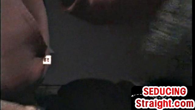 Real amateur guy wanks oiled cock in vintage closeup video