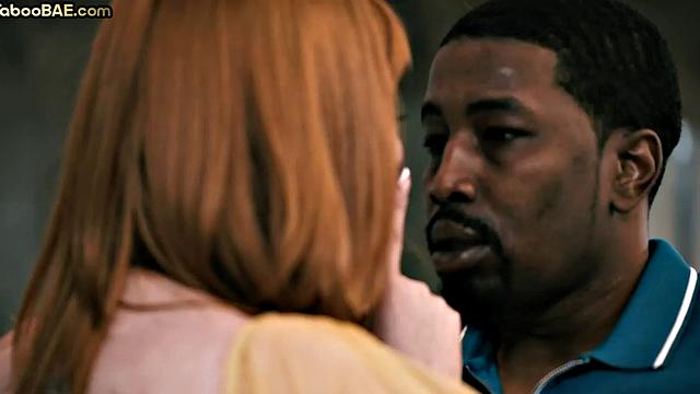 Big-titted MILF deepthroating BBC in three-way