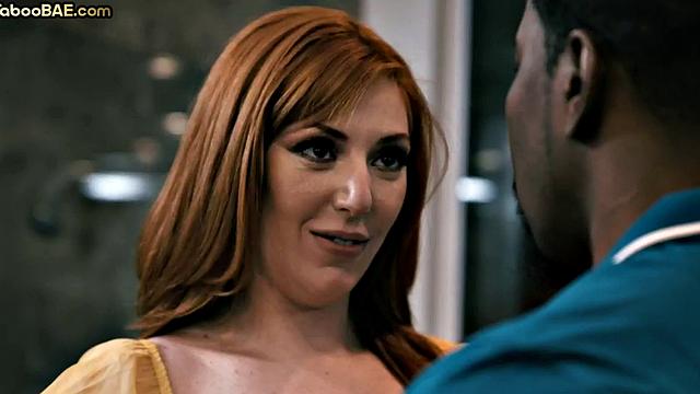 Big-titted MILF deepthroating BBC in three-way