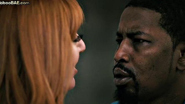 Big-titted MILF deepthroating BBC in three-way