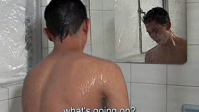 Sweet little Latin boy Angel and the maintenance man's unexpected encounter