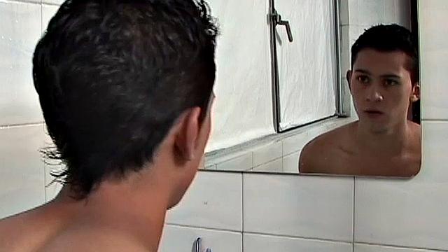 Sweet little Latin boy Angel and the maintenance man's unexpected encounter