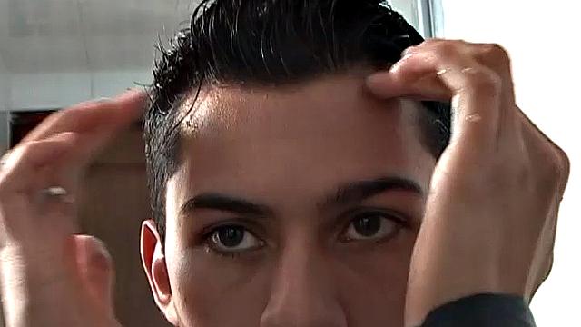 Sweet little Latin boy Angel and the maintenance man's unexpected encounter