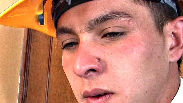 Sweet little Latin boy Angel and the maintenance man's unexpected encounter