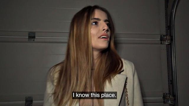 Public slut smashed by dirty guy in wet pussy