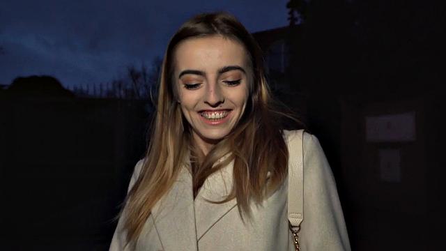 Public slut smashed by dirty guy in wet pussy