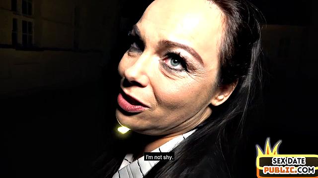 German mature fucked in POV hotel room sex