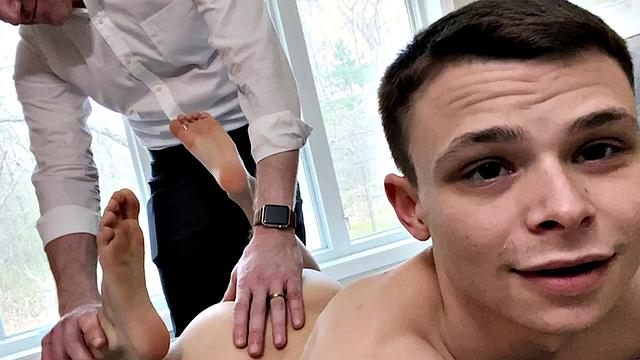 Cute twink analfisted by a doctor