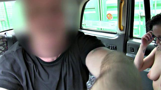 Curly Haired Babe Wants To Be A Porn Star, Cabbie Helps