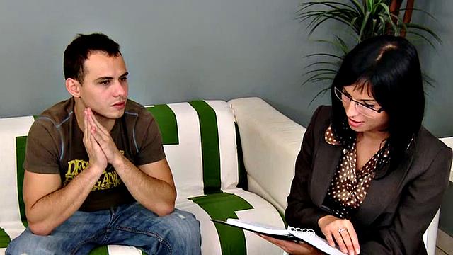 Pegging CFNM femdom babes use guy for strapon fun