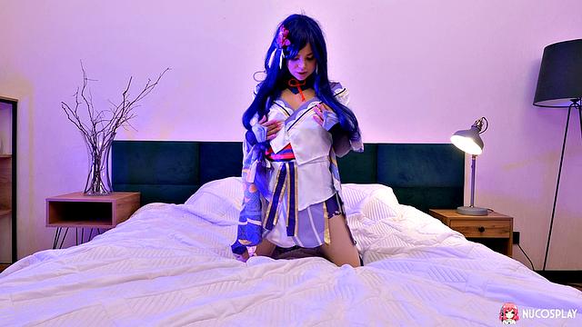 Anime Girl, Bella Grey, Satisfied By Massive Cock