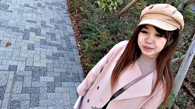 Cute Megumi Shinozaki is a babysitter, and now a porn model