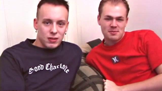 Roar and Brett hook up and both think they might the other. There's some kissing, before Brett pulls Roar's out of his pants and goes down. Roar, in turn, rips off Brett's shirt and then his own.