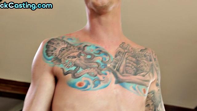 Amateur rimjob jock licks stud asshole and cums